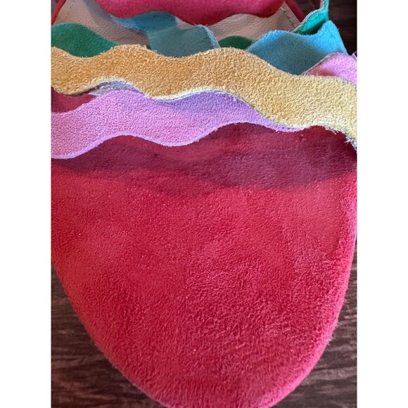 Boden Multicolor Wave-Strap Suede Sandals – EU 40 (US 9) – Rare Style - Picture 12 of 12